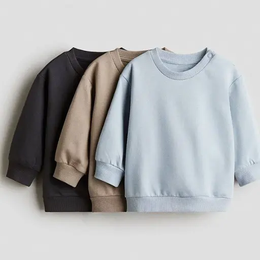 Baby 3-pack cotton sweatshirts